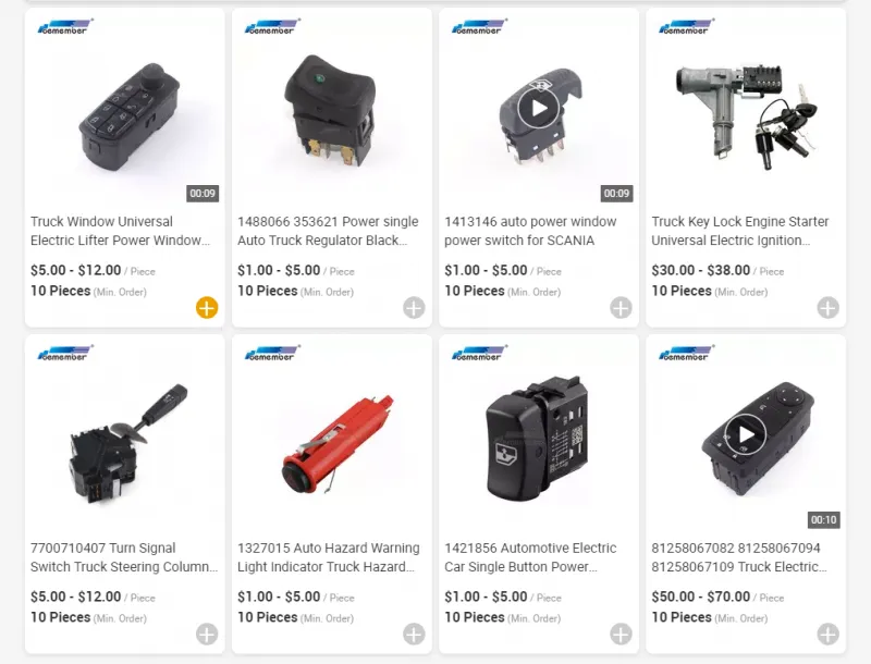 All Types Truck Switches For VOLVO For SCANlA For Merce des Benz For DAF For RENAULT For MAN For lVECO