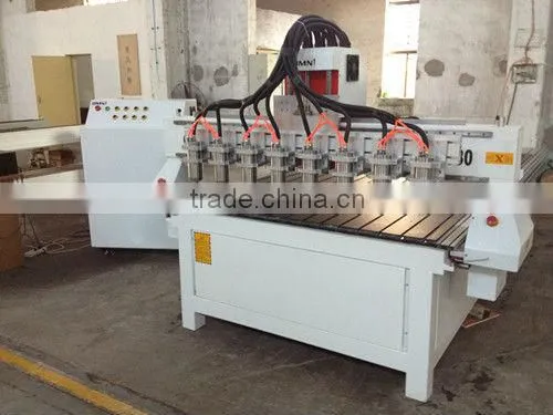 8 spindles plywood cutting cnc router /plywood engraving cnc router with 8 heads