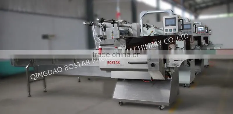 BOS720 All-Stainless Steel Sea Food Automatic Horizontal Pillow Pack Packing Machine with CE