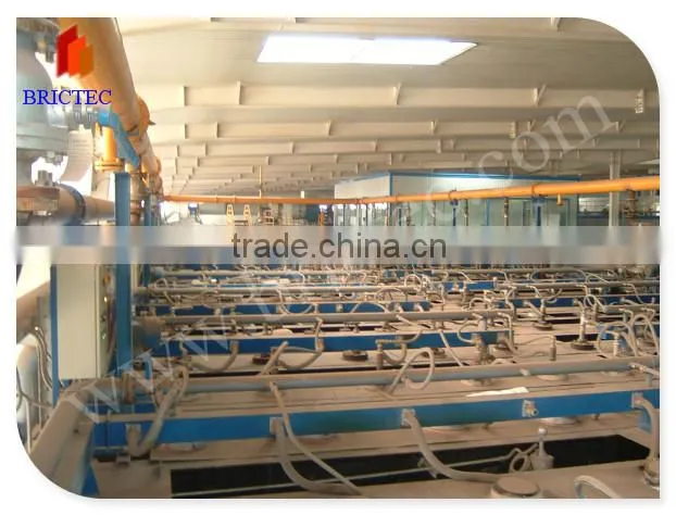 Red clay brick factory with double stacking firing process