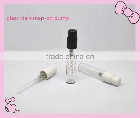 1.5ml purse glass vial for cosmetic perfume packaging,portable perfume vial