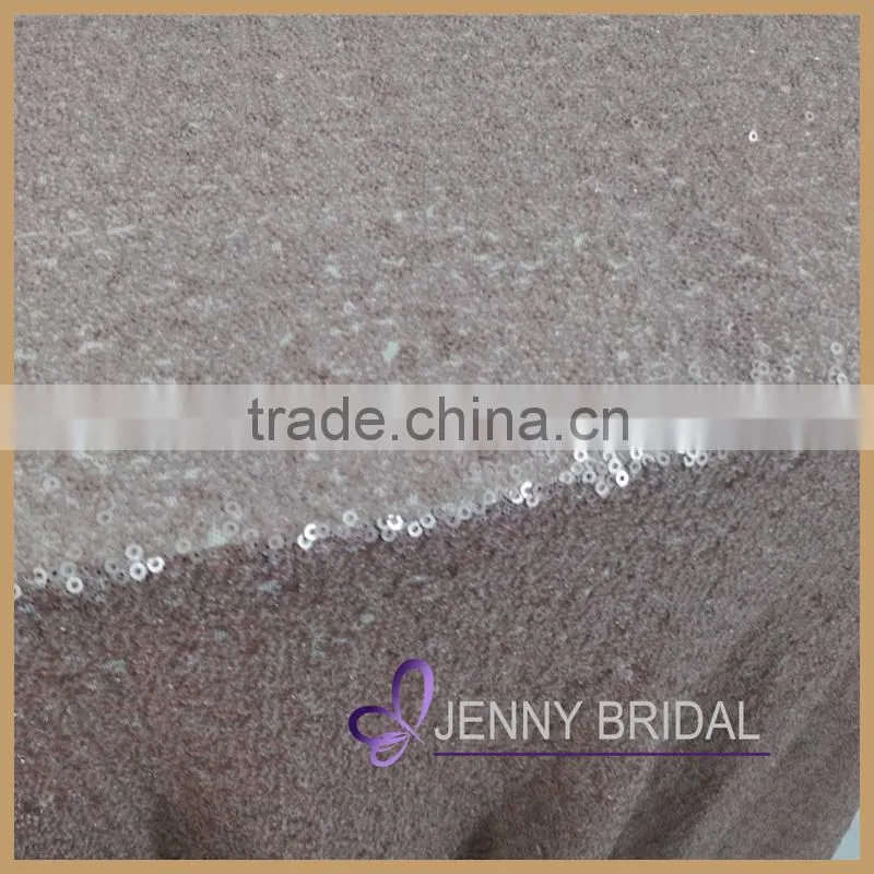 SQN64#19 china wholesale steady quality wedding tablecloth round champagne