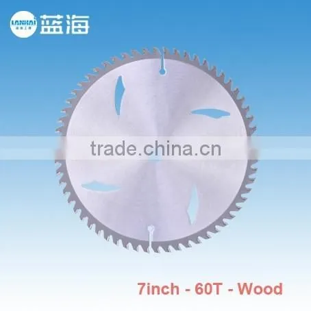 7''-60T(Inner Diameter 20mm) Thin Alloy Circular Saw Blade for Wood
