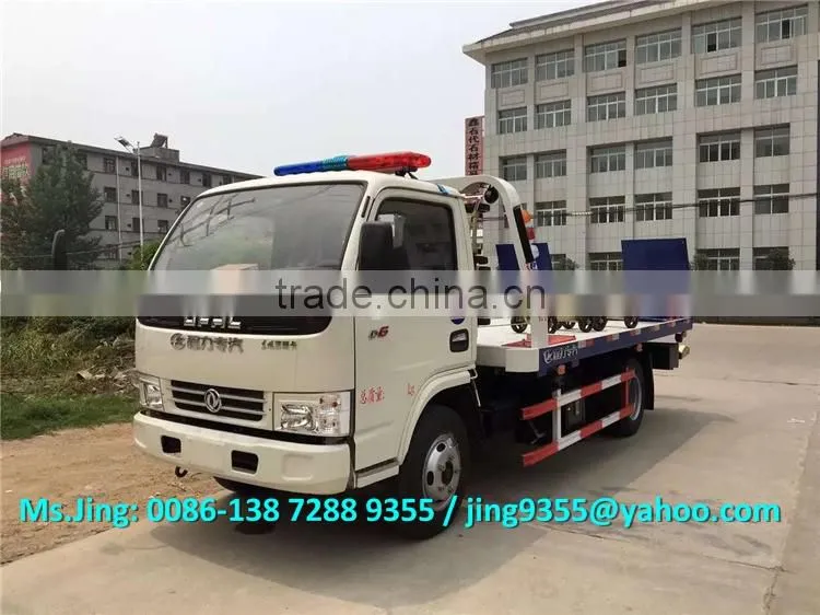 2016 New Euro IV Mini china tow truck, 4200*2300 mm platform tow trucks sale in Chile