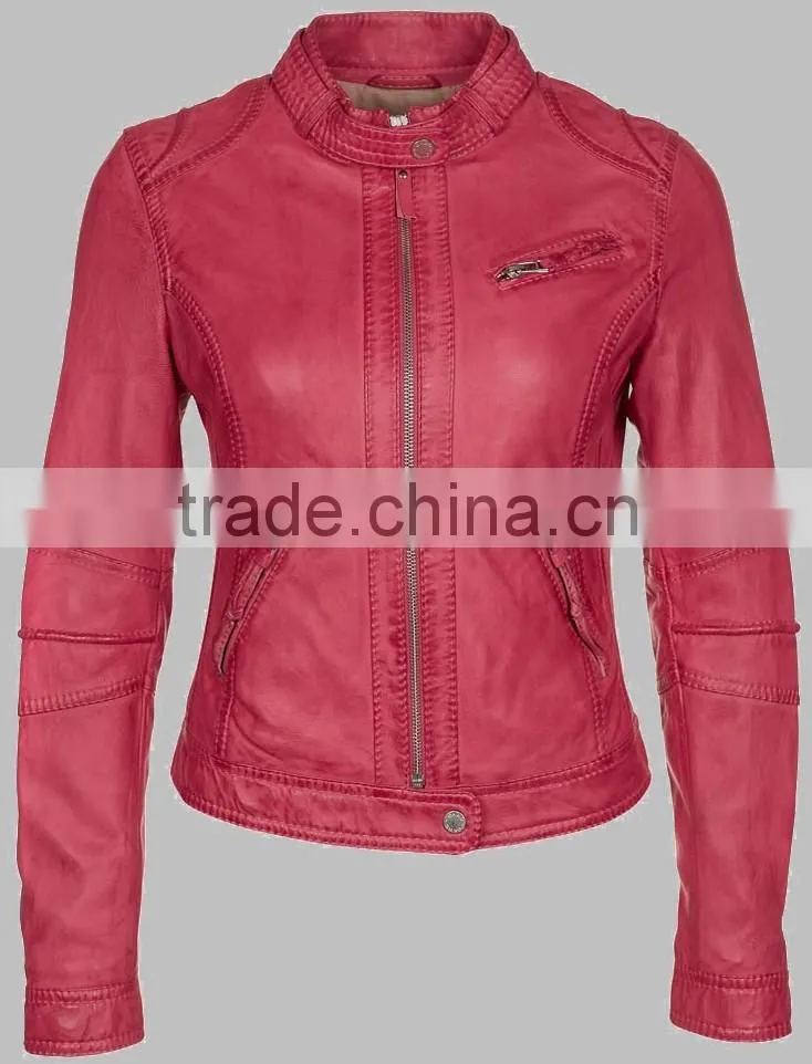 genuine leather jacket women