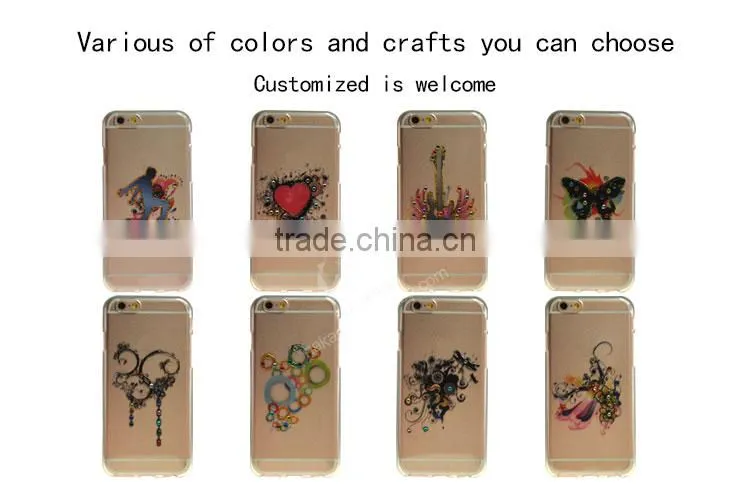 Customized beautiful ultrathin case for iphone 6s clear case