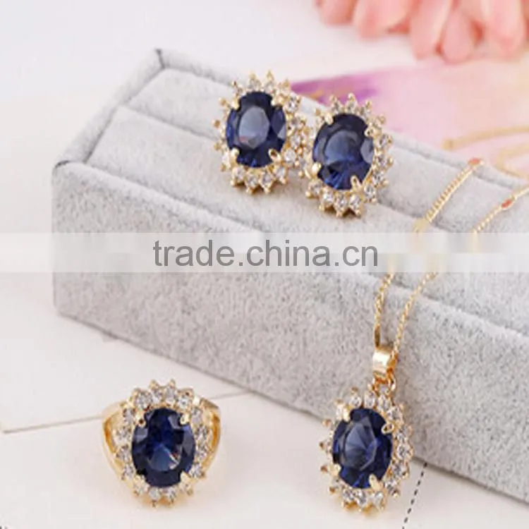 The new 2015 the bride adorn article Inlay zircon star with necklace fashion jewelry