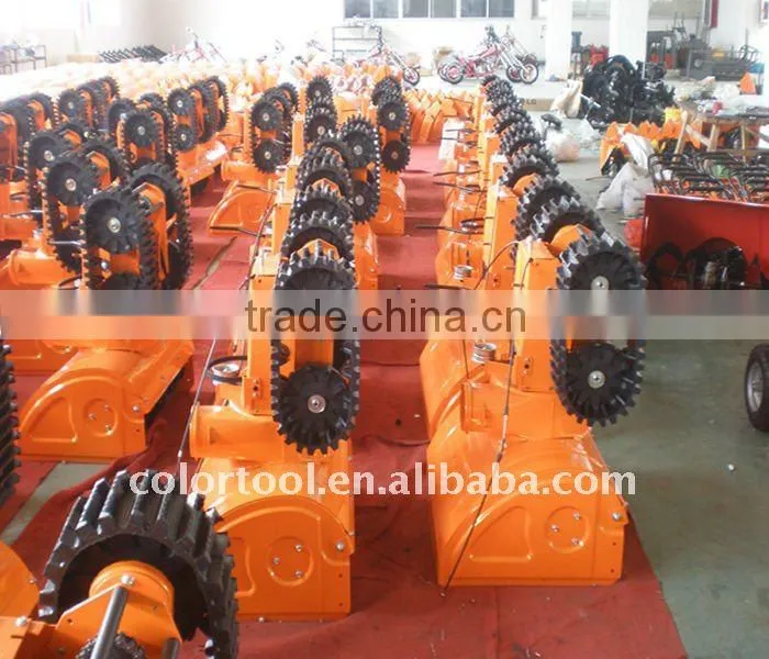 snowblower with wheel