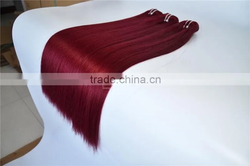 Brazilian 99j red hair weave