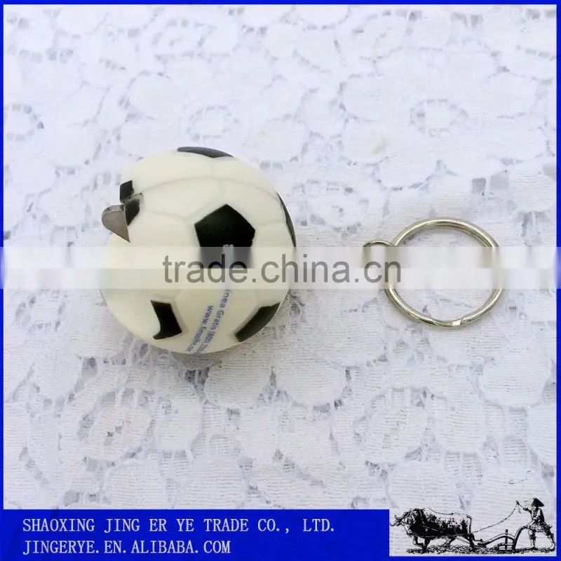 2015 3D Football Deisgn Plastic Key Chain