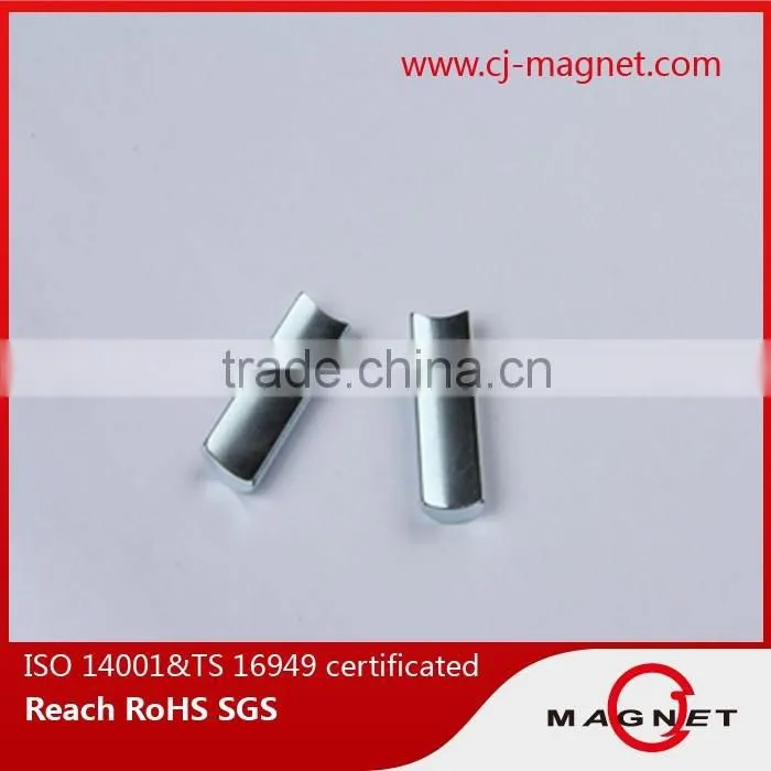 N35 tile permanent ndfeb/neodymium motor magnet passed by ISO14001, ISO9001, ISO/TS16949
