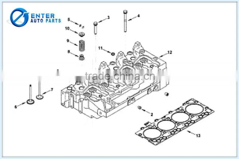 high quality diesel engine 4BT A3921393 cylinder Gasket