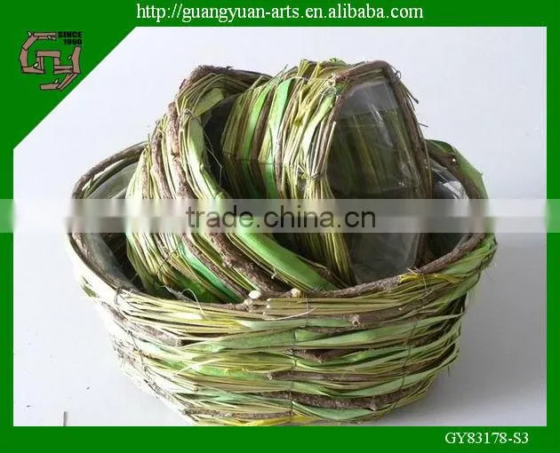 wicker baskets home decoration handmade natural crafts