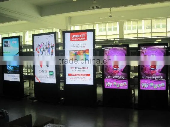 Floor stand lcd digital signage, 3G/WIFI digital signage