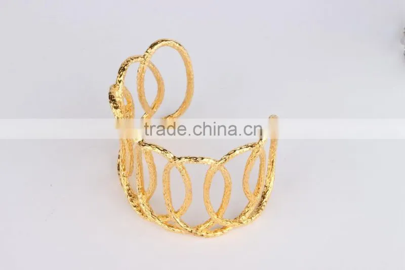 Wholesale Fashion Jewelry Gold Cuff Bracelet