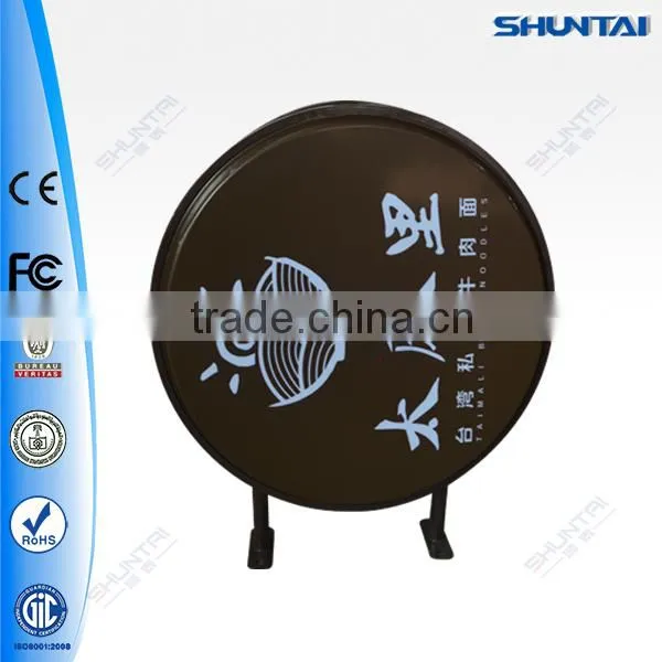 Outdoor vacuum formed wall mounted window display led light box