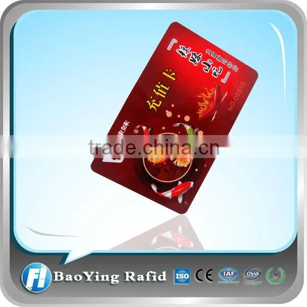 125KHz id card material pvc