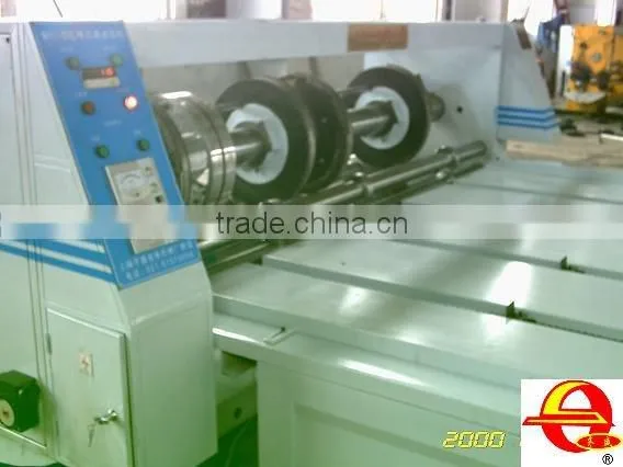 Corrugated carton box making mahcine