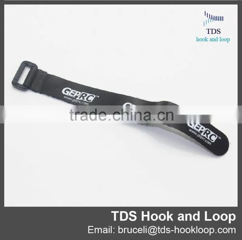 durable custom logo hook and loop non slip buckle strap