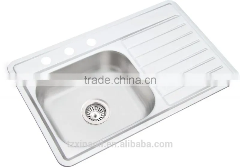 80x50cm XAL8050EL stainless steel kitchen sink single bowl Brushed finish south america