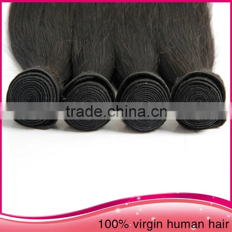 2015 hot selling unprocessed 100% human virgin remy straight hair extensions