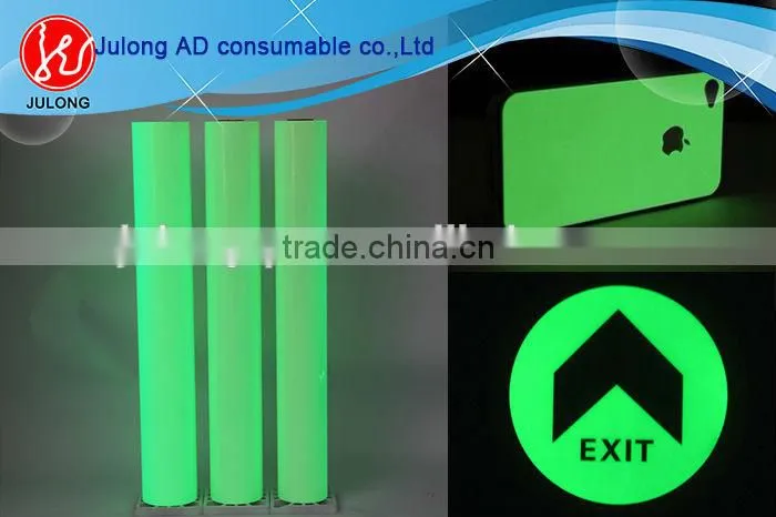 High quality photoluminescent vinyl film for safety warning