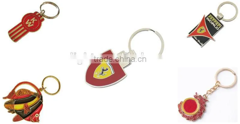 Custom Promotional 3D Rubber Soft PVC Key Ring Keychain