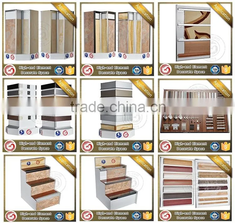 Quality and quantity assured aluminium quarter round tile trim aluminium metal tile trim