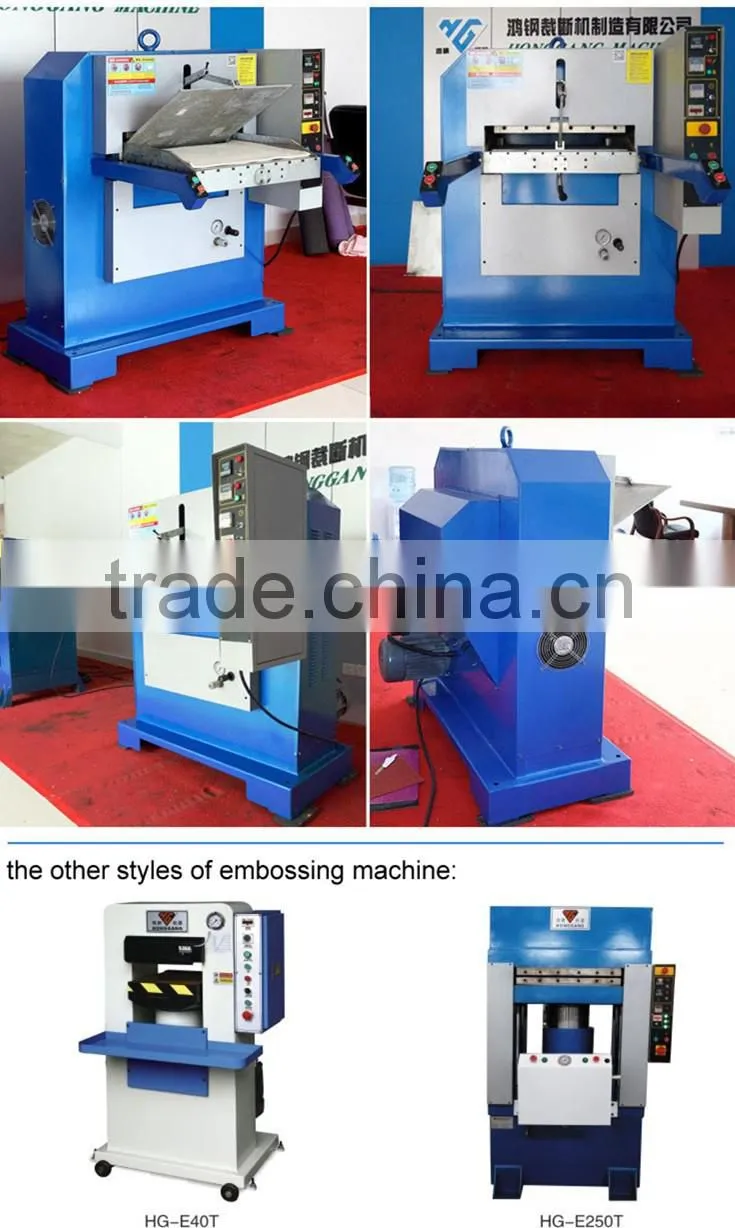 precision hydraulic leather craft tools embossing machine