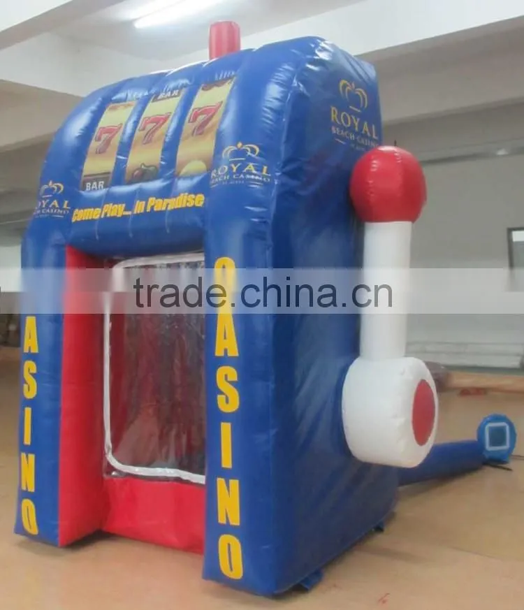 Customized promotional inflatable money machine