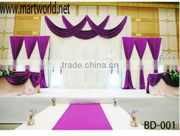 Aluminum backdrop stand pipe drape,backdrop pipe and drape for wedding, pipe sizes(PD-001)