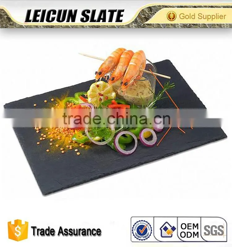 Tested Manufacturer Custom Made Customized Slate Tray Cheese food Plate
