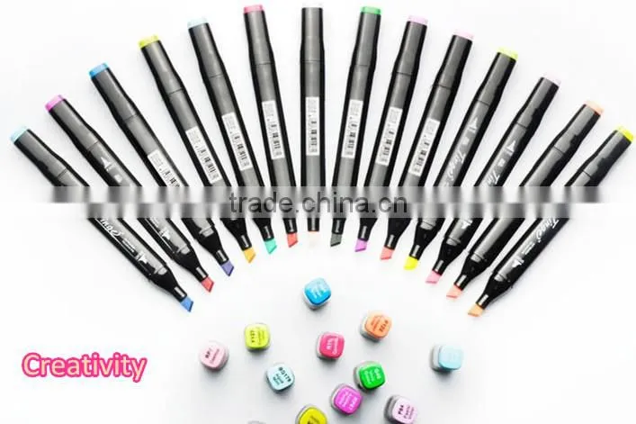 double tips alcohol based permanent marker pen