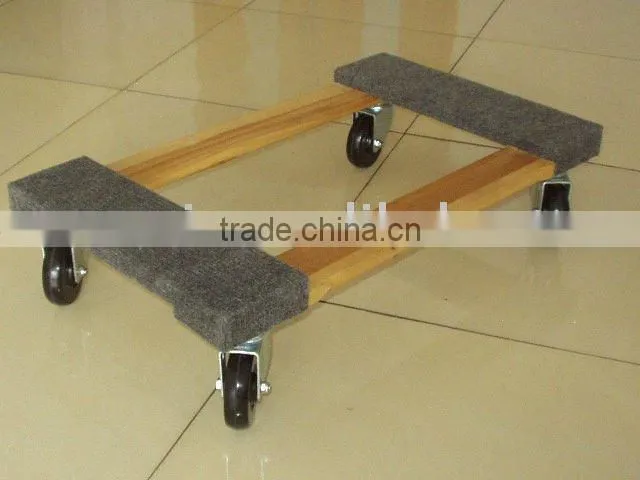 hard wood with carpet furniture moving dolly