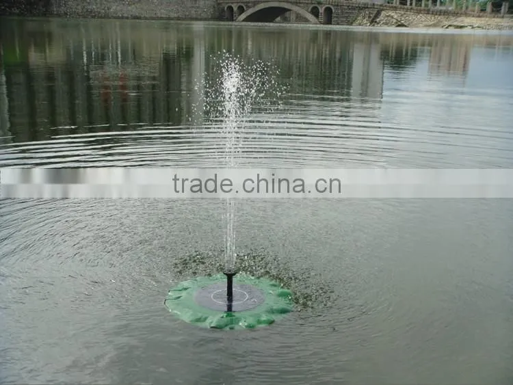 high quality floating pump solar with lotus leaf for fountain and irrigation