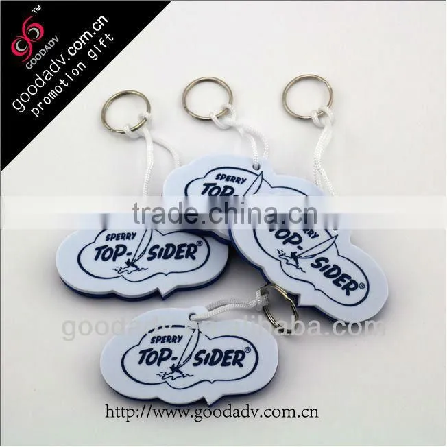 Chinese manufacturers custom cheap promotional gifts EVA plastic keychain