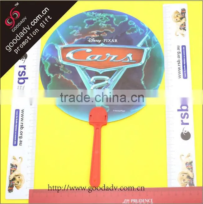Summer Promotional Gifts print your own logo Advertising fan eco-friendly plastic hand fan