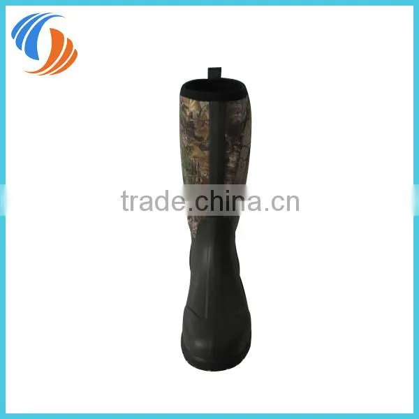 New Neoprene Printing Patented Hunting and Fishing boots Rubber boots