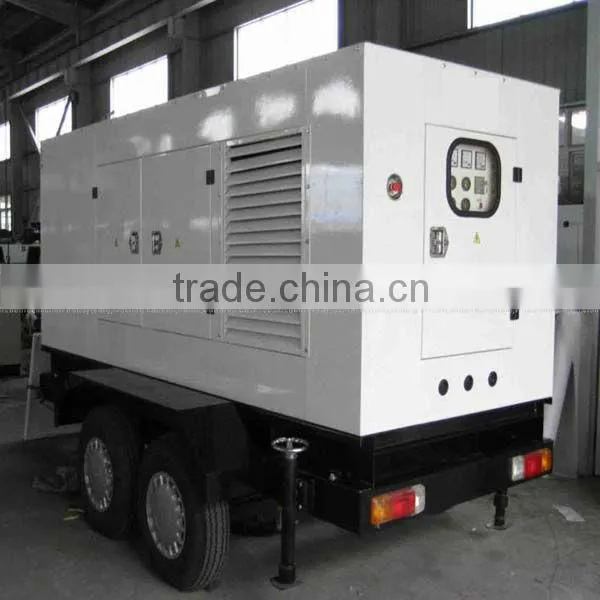 CE ISO approved 50KW super silent diesel generator set with trailer