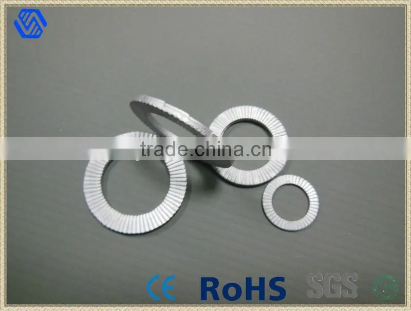 Standard Parts Disc Serrated Washer,DIN125 Zinc Plated Flat Washer