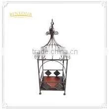 cheap iron wire storge basket metal magazine rack for office furniture