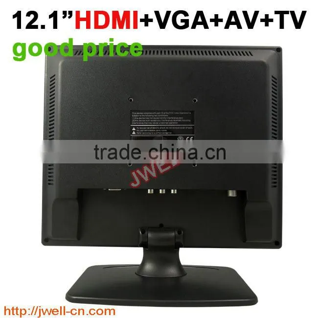 12 inch lcd pc monitor with AV,HDMI, Analog TV