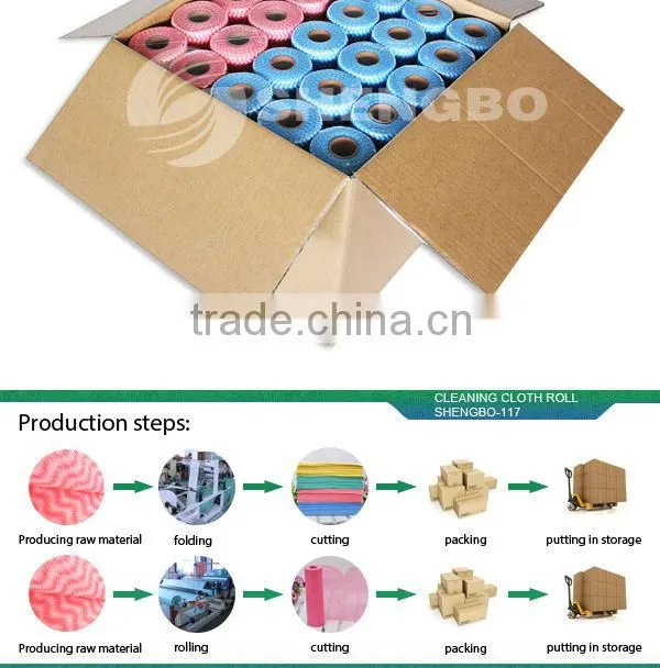 Red Nonwoven Textile Fabric