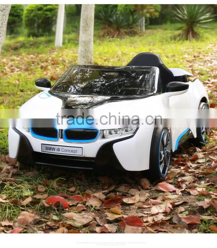 New style 12V licensed ride on car toys remote control baby battery car i8 JE168