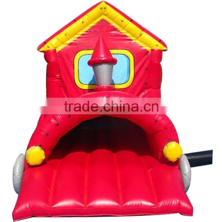 hot sell kids inflatable train obstacle course equipment,outdoor obstacle course entertainment equipment for children