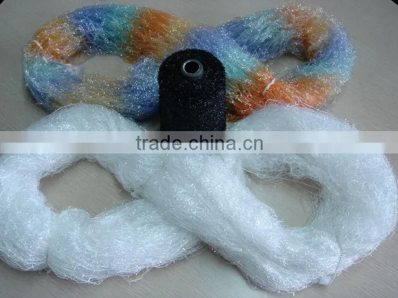 8.5nm lurex feather yarn