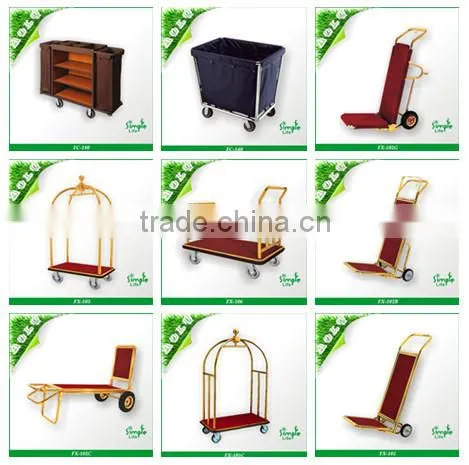 Heavy Duty Hotel Housekeeping Maid Cart Trolley