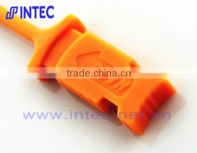High-quality Test Hook for Logic Analyzer mini grabber SMD IC test hook clip jumper probe orange I00234