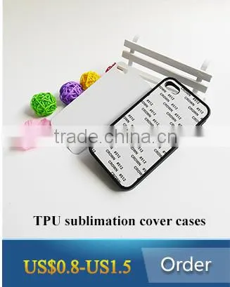 TPU sublimation phone case for iPhone 6 sublimation printing