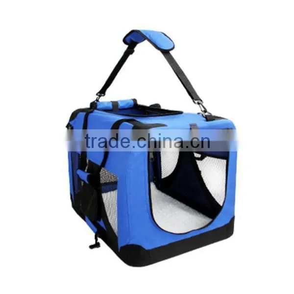 Folding Dog Crate with Mat
